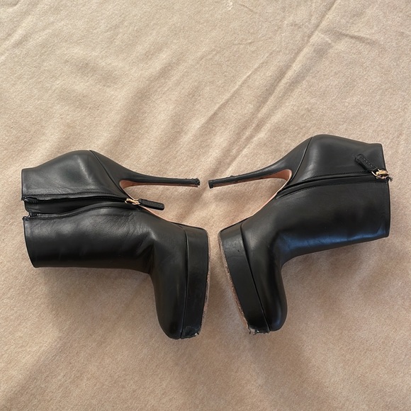 Gucci black ankle heels 36 platform - Picture 4 of 7
